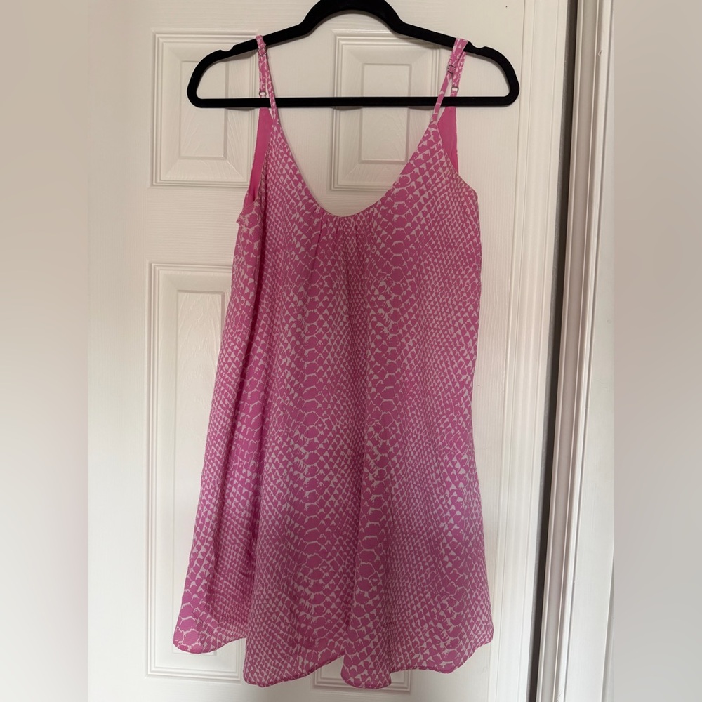 Buddy Love Pink and White Patterned Blouse
